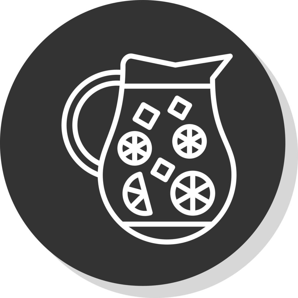 Lemonade Jug Vector Icon Design