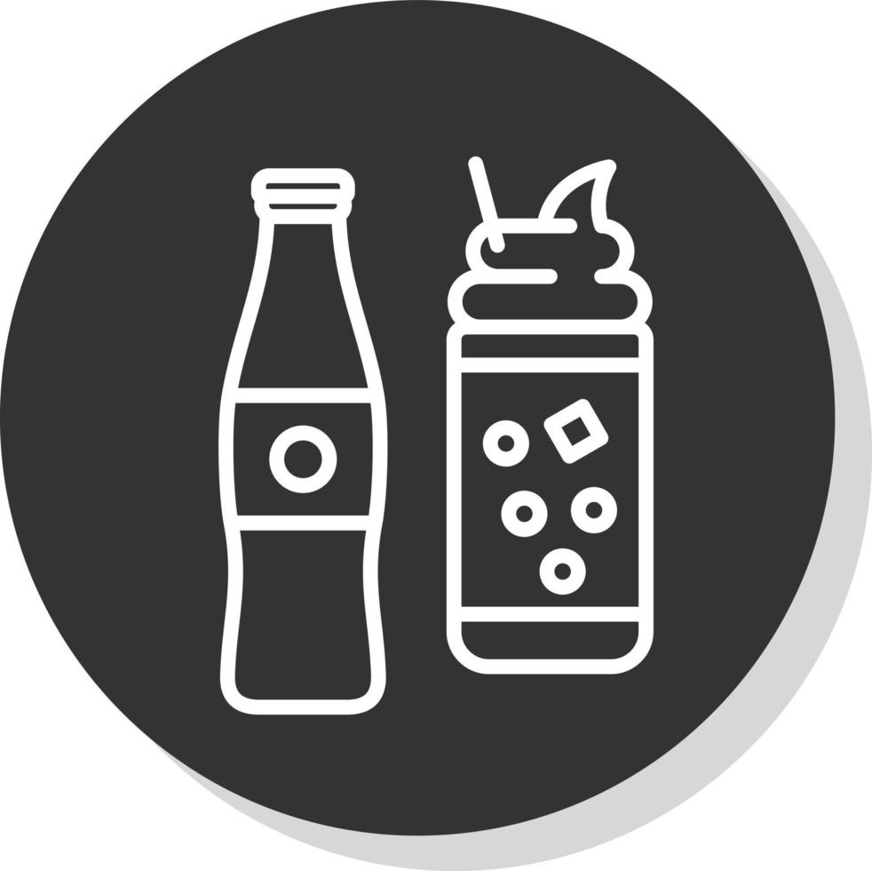 Cream Soda Vector Icon Design