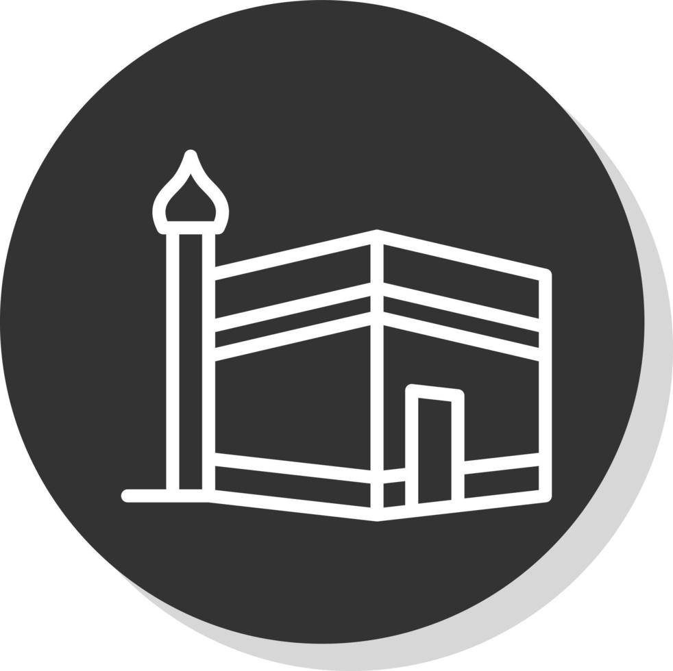 Kaaba Vector Icon Design