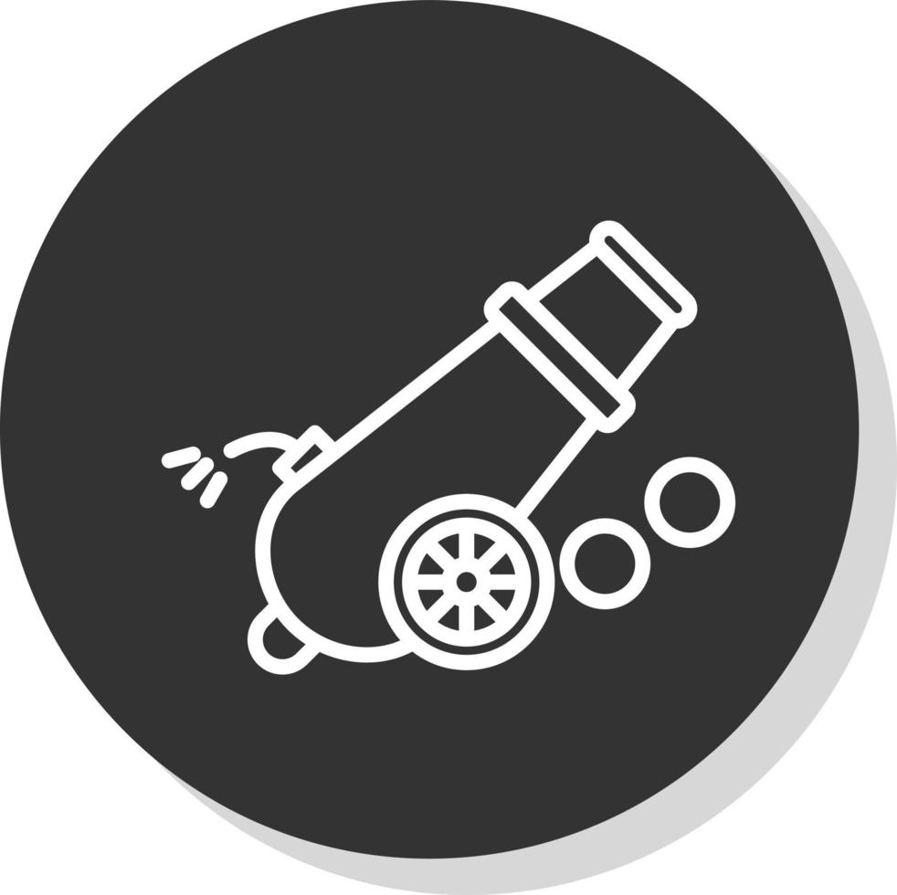 Cannon Vector Icon Design