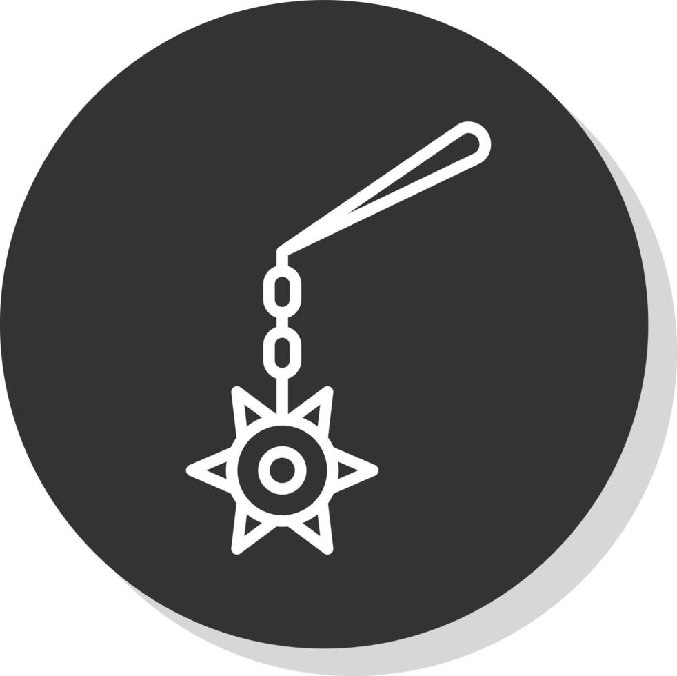 Mace Vector Icon Design