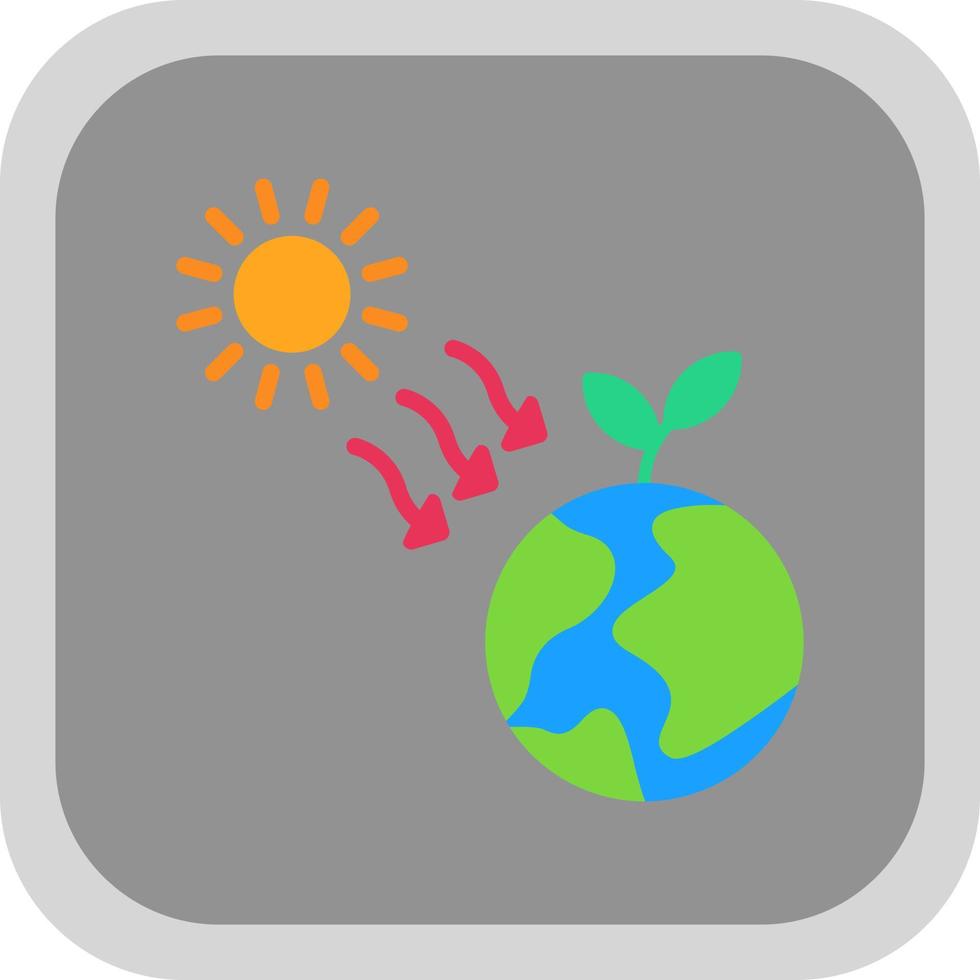 Sun Radiation Vector Icon Design