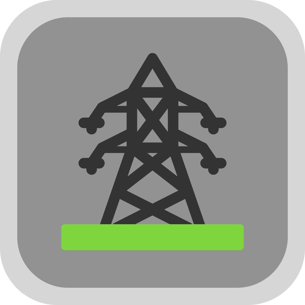 diseño de icono de vector de poste eléctrico