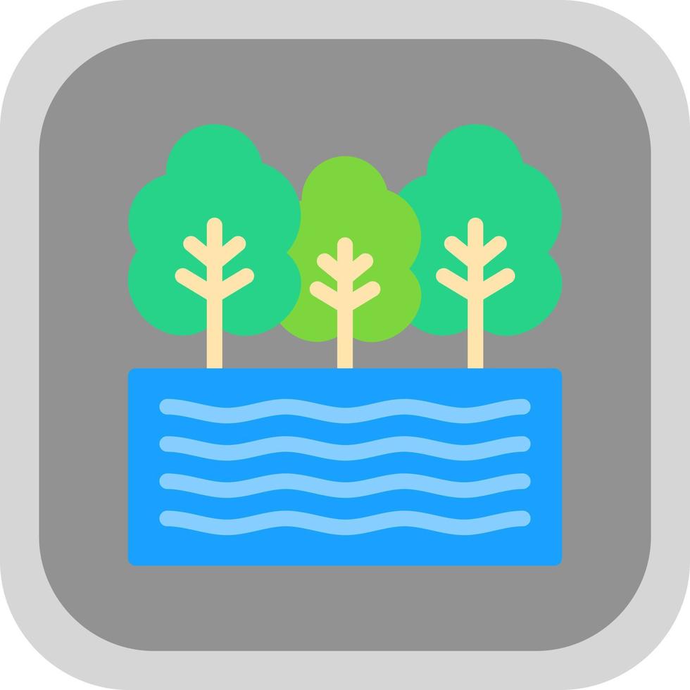 Lake Vector Icon Design