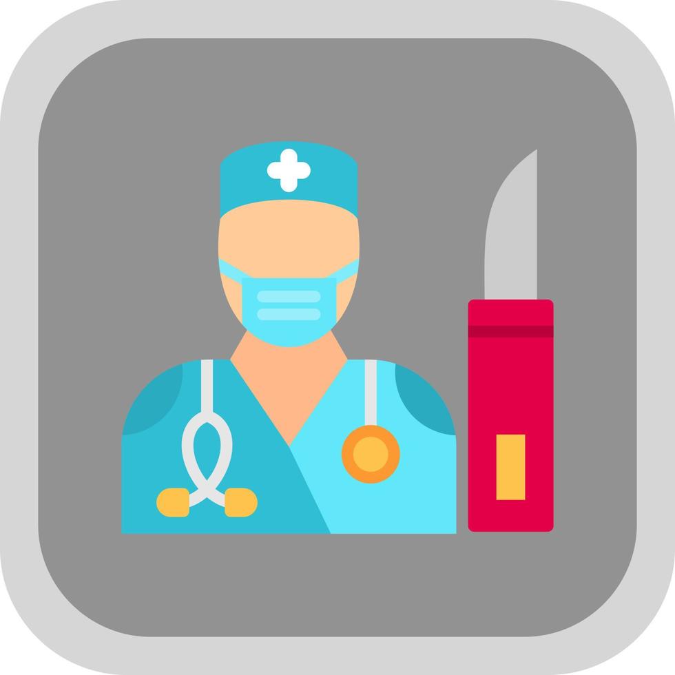 Surgeon Vector Icon Design