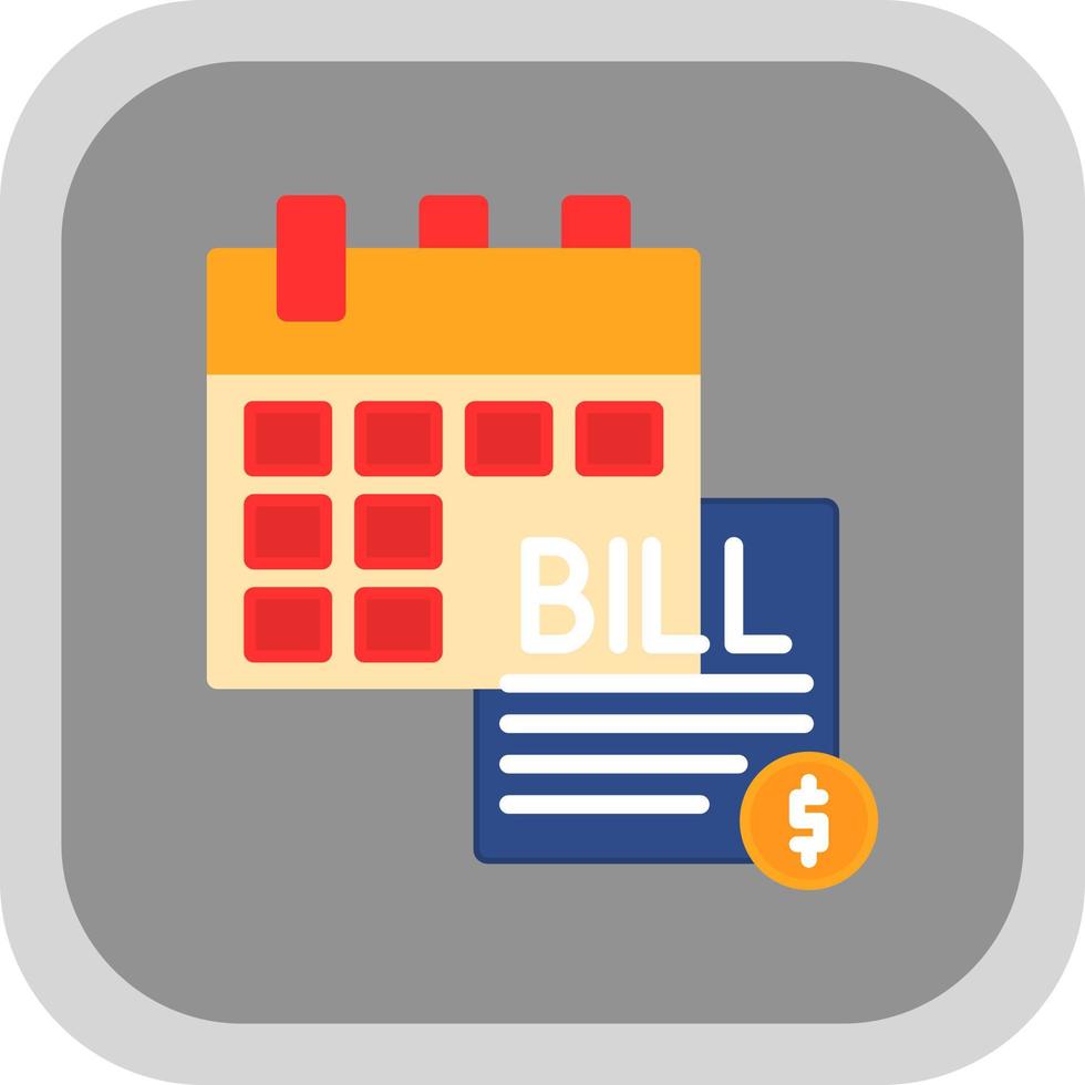 Bill Vector Icon Design