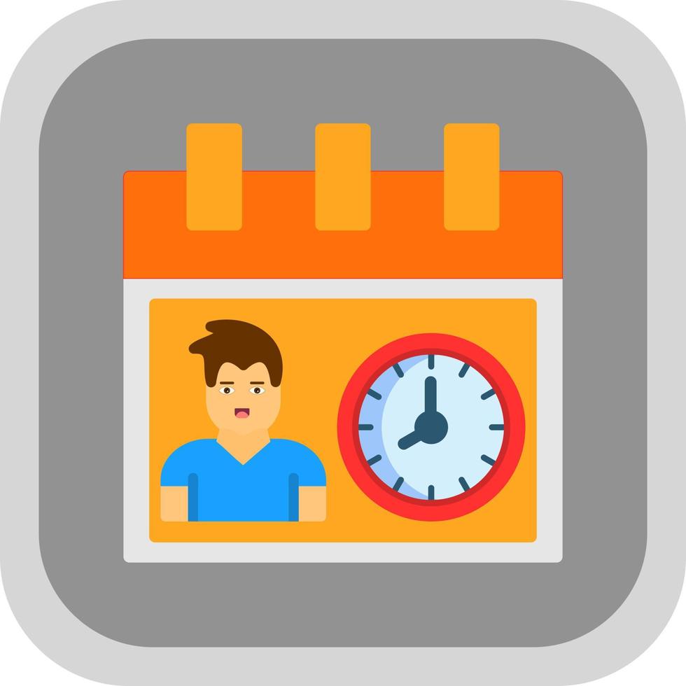 Working Hours Vector Icon Design