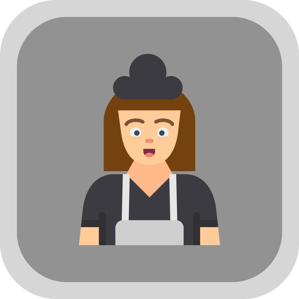 Maid Vector Icon Design