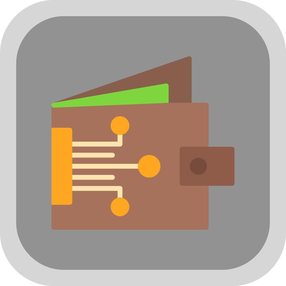 Digital Wallet Vector Icon Design