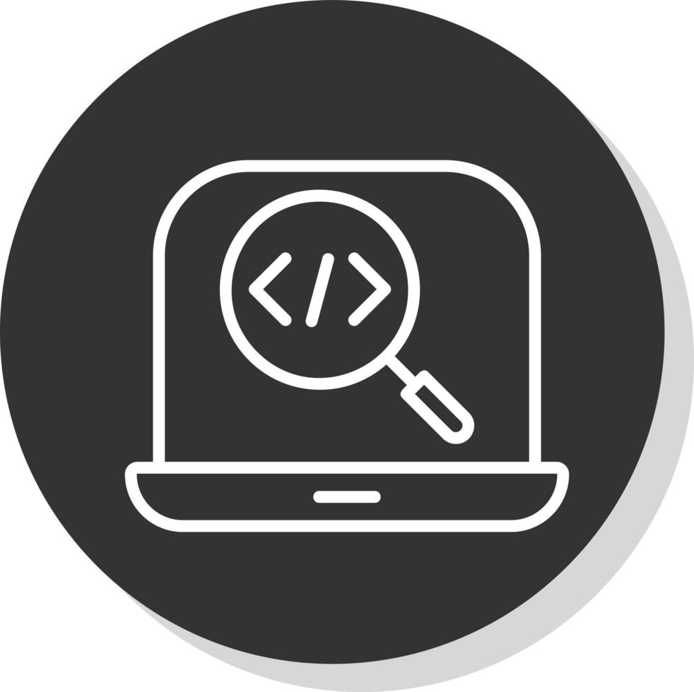 Code Testing Vector Icon Design