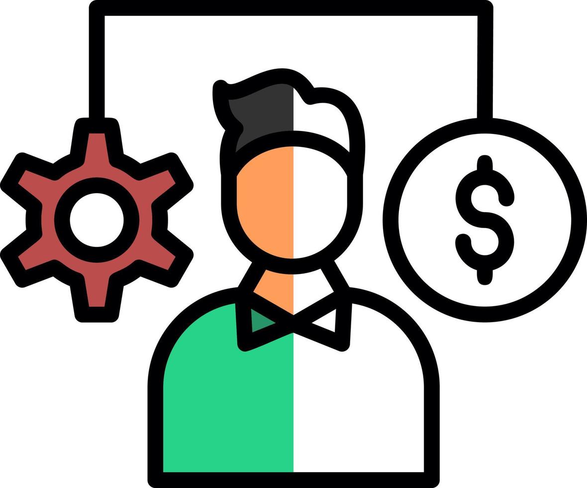 Balance Work Vector Icon Design
