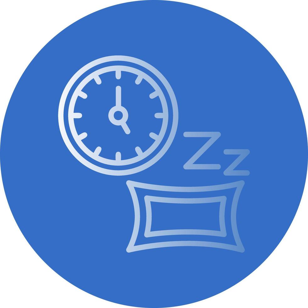 diseño de icono de vector de tiempo de dormir