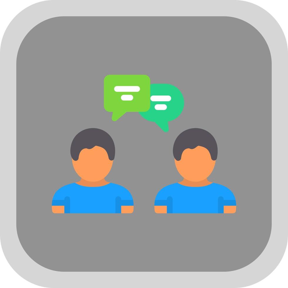 Discussion Vector Icon Design