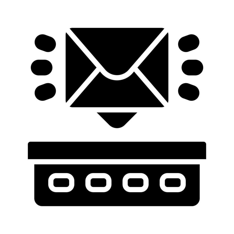 inbox icon for your website, mobile, presentation, and logo design. vector