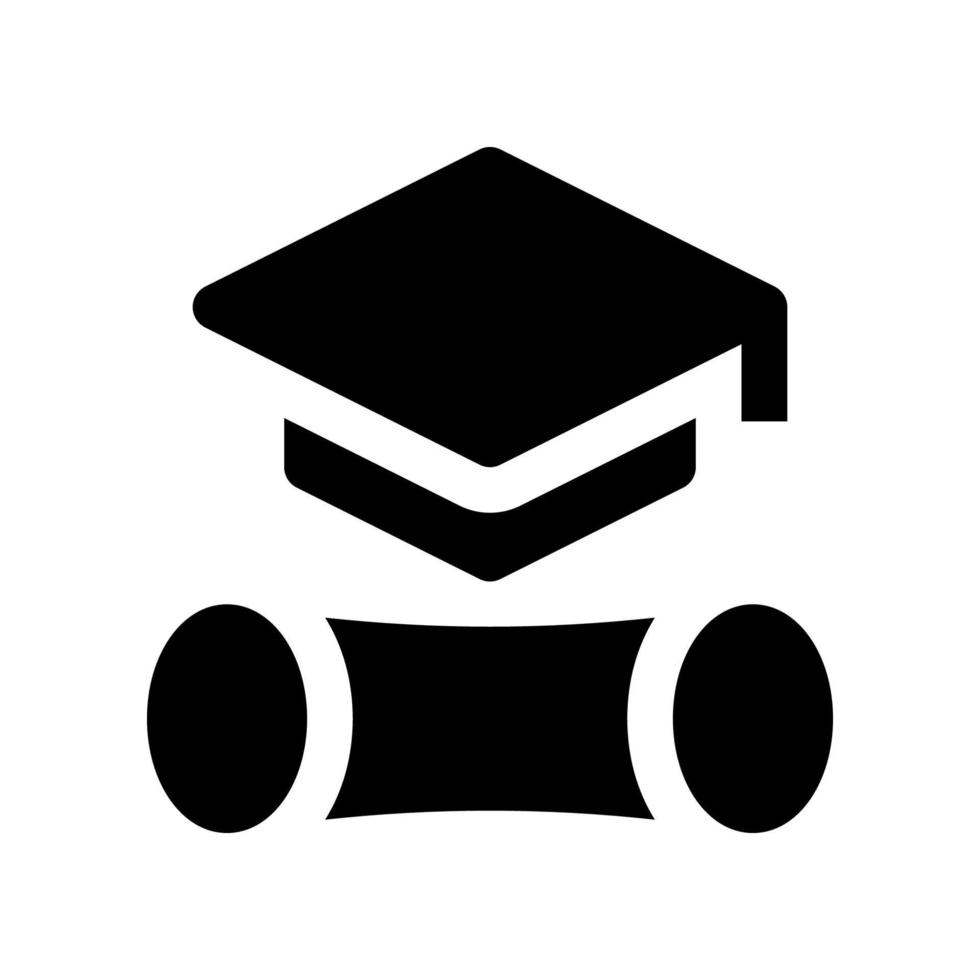 graduation icon for your website, mobile, presentation, and logo design. vector