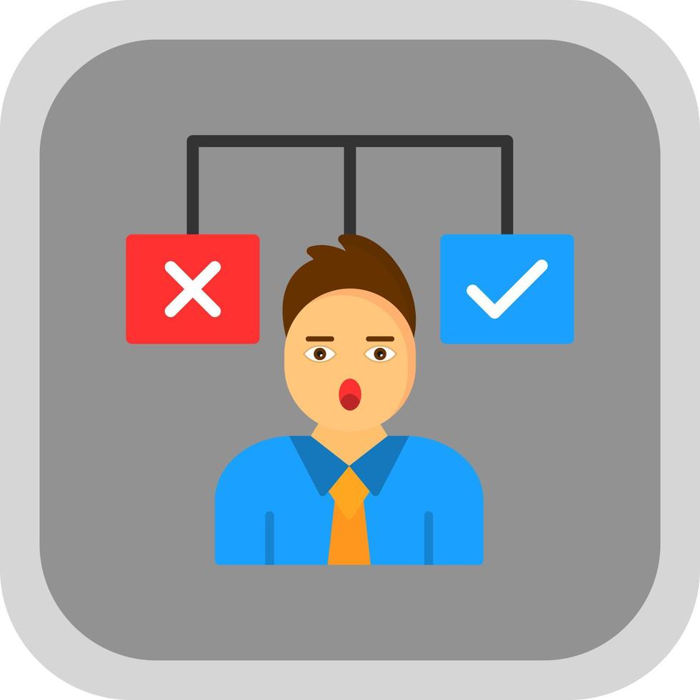 Decision Vector Icon Design