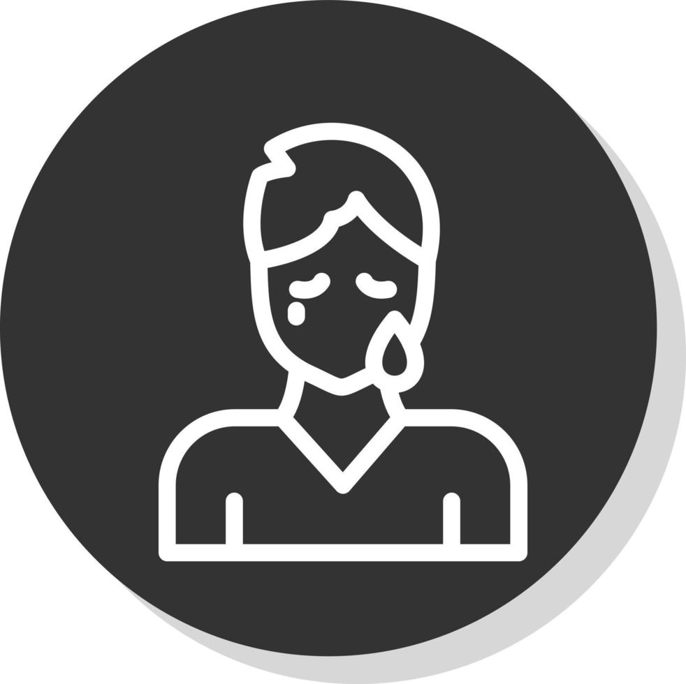 Grief Vector Icon Design