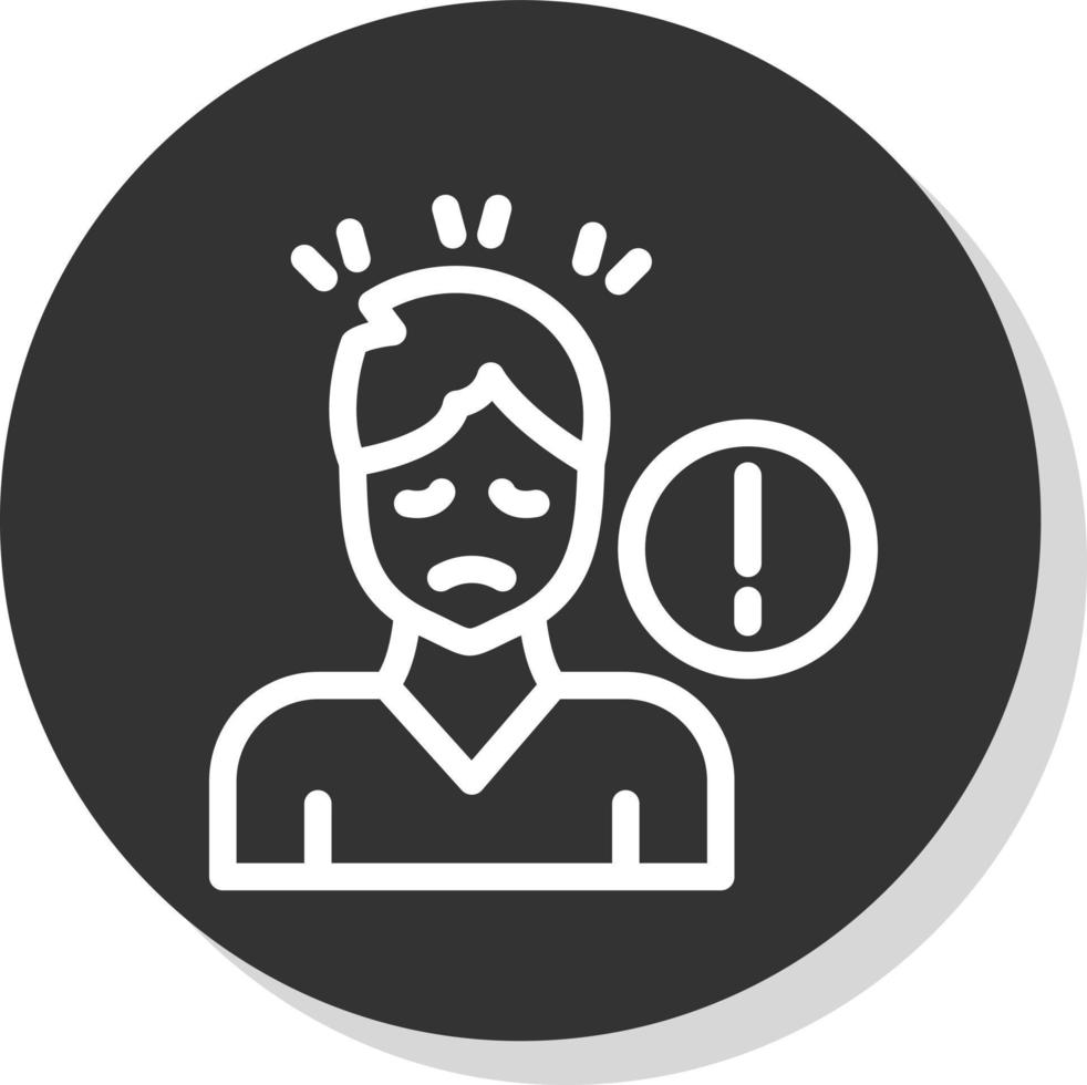 Panic Atack Vector Icon Design