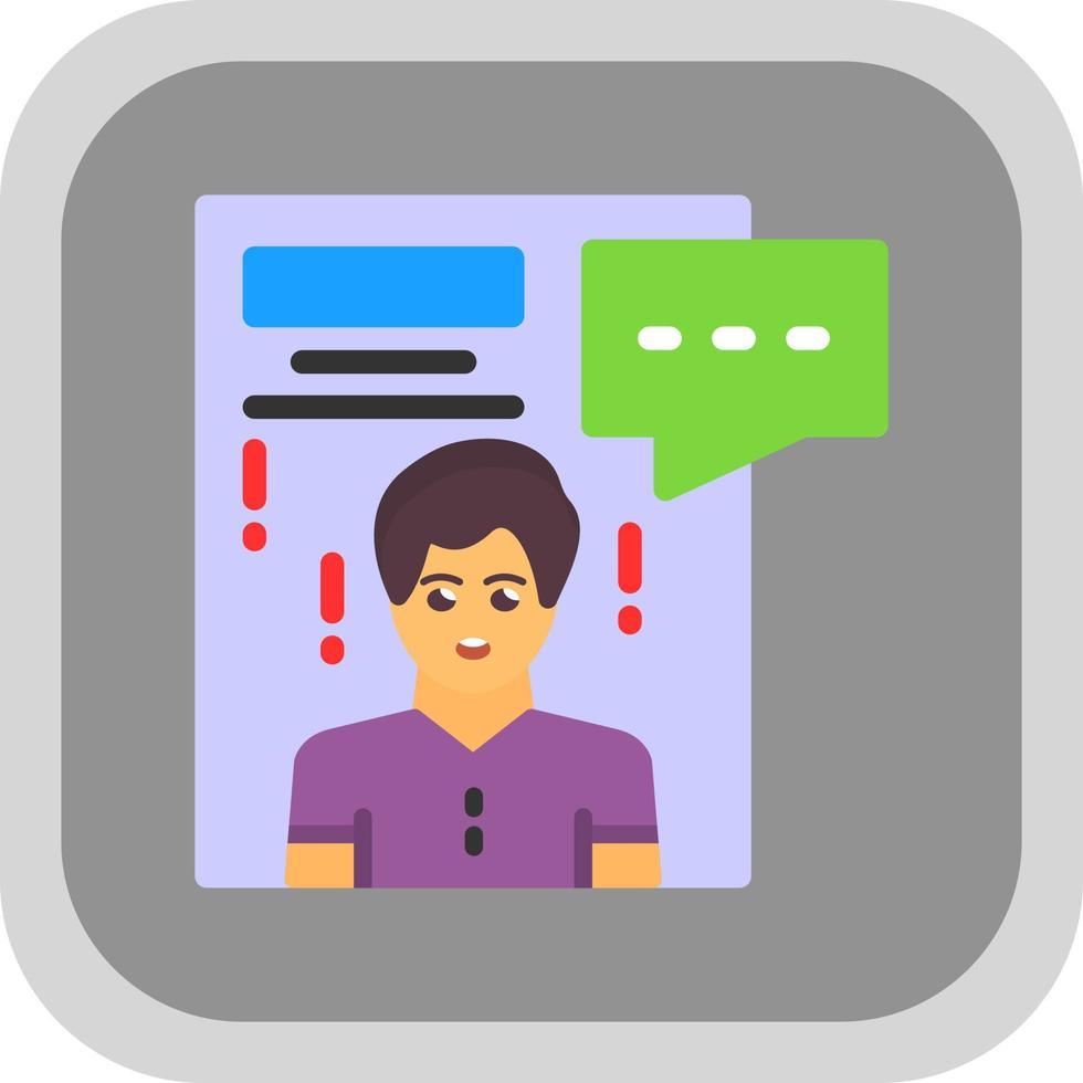 Complaint Vector Icon Design