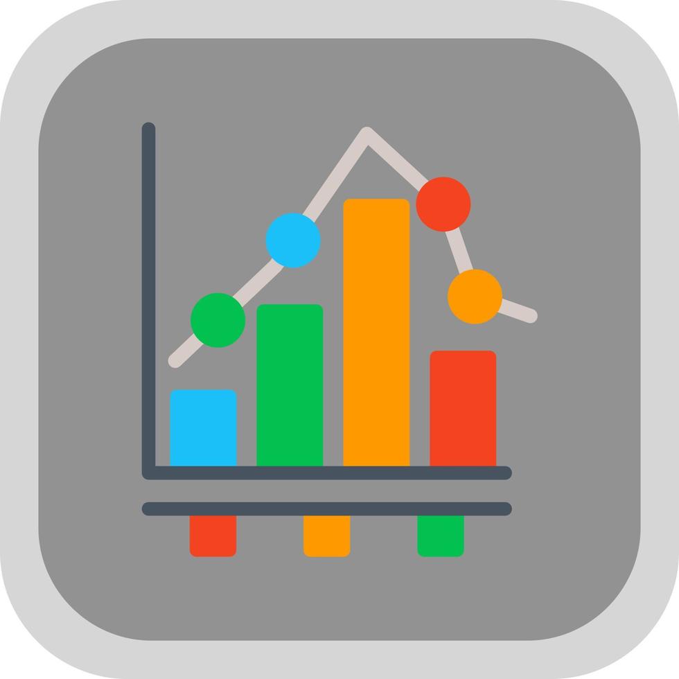 Bar Chart Vector Icon Design