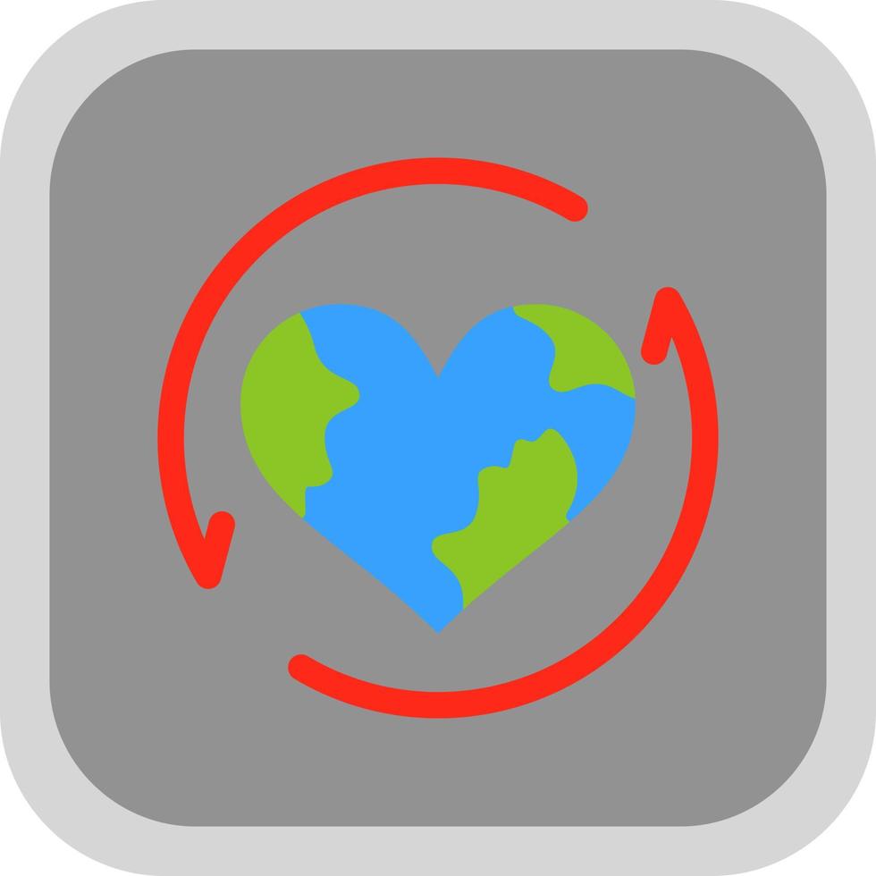 Earth Recycle Vector Icon Design