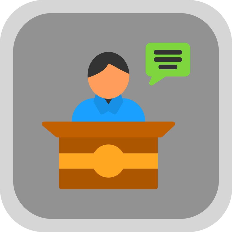 Spokesperson Vector Icon Design