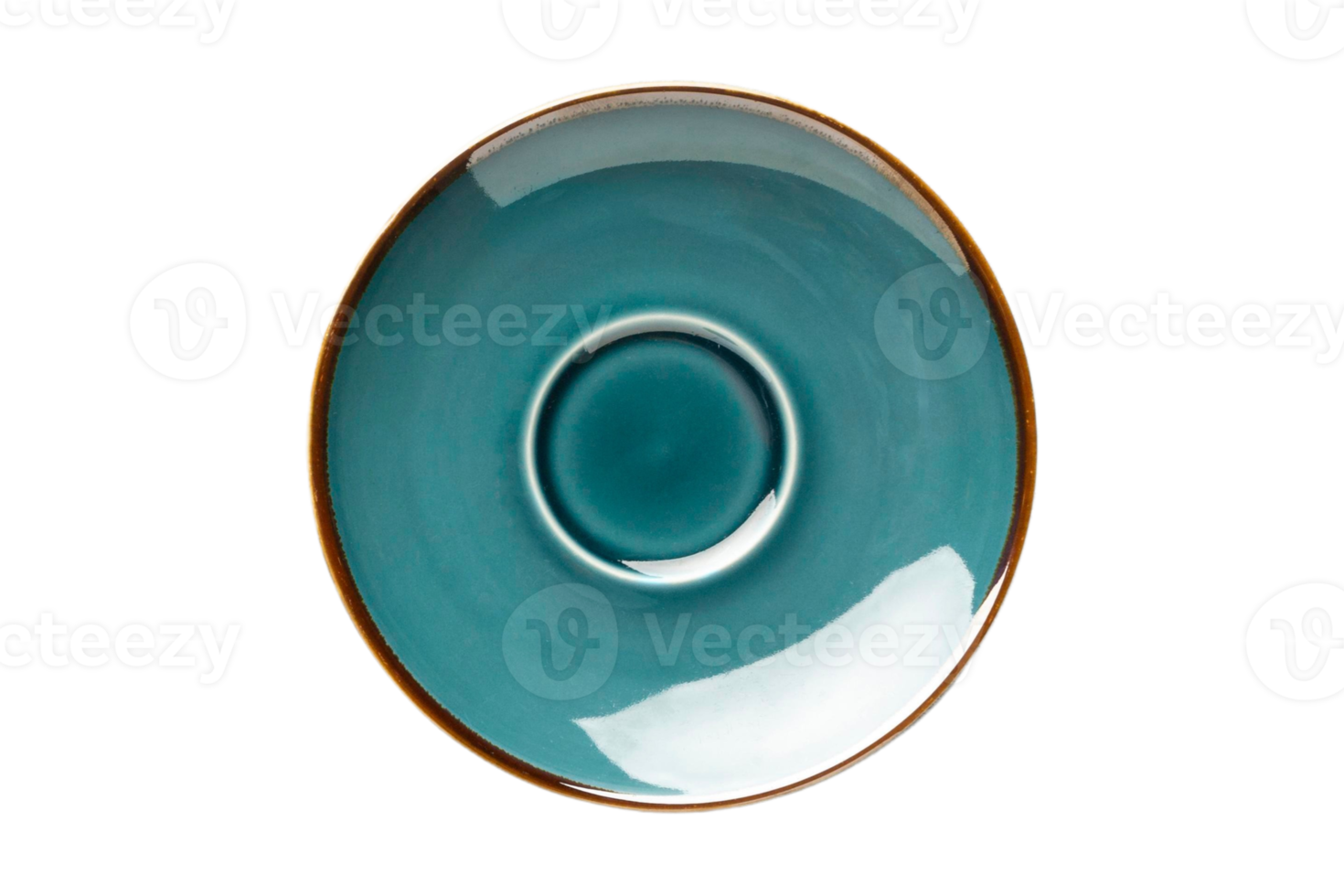 Blue bowl isolated on a transparent background png