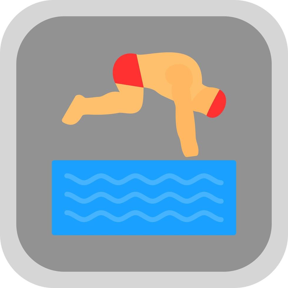 Freediving Vector Icon Design