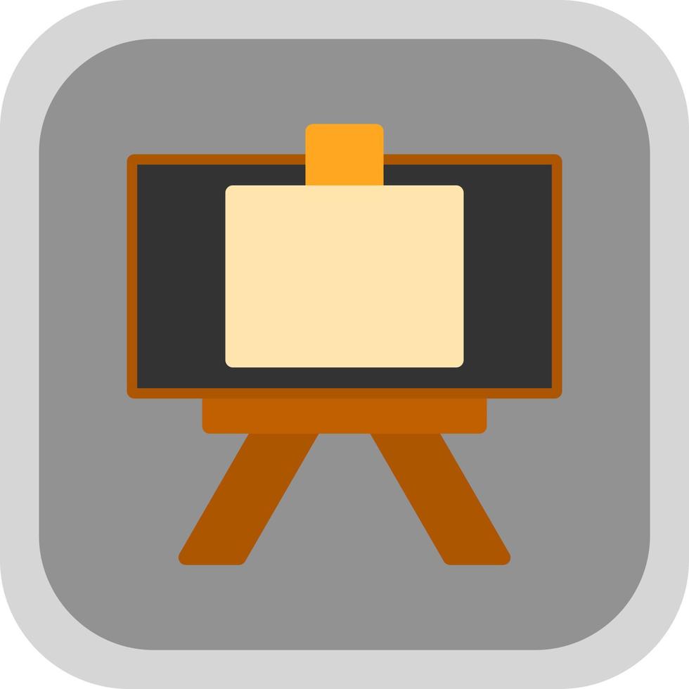 Canvas And Easel Vector Icon Design