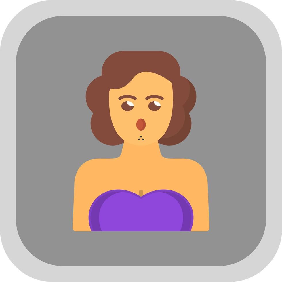 Actress Vector Icon Design