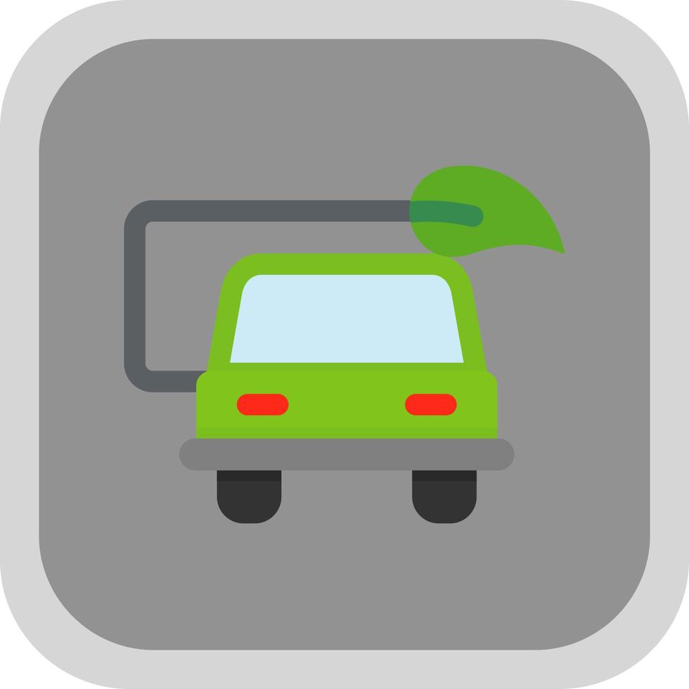 diseño de icono de vector de coche ecológico