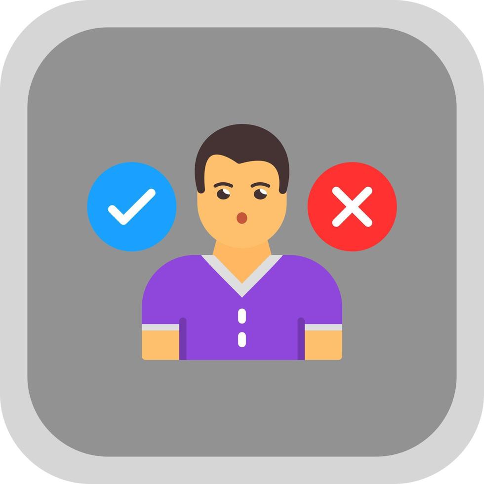 Decision Making Vector Icon Design