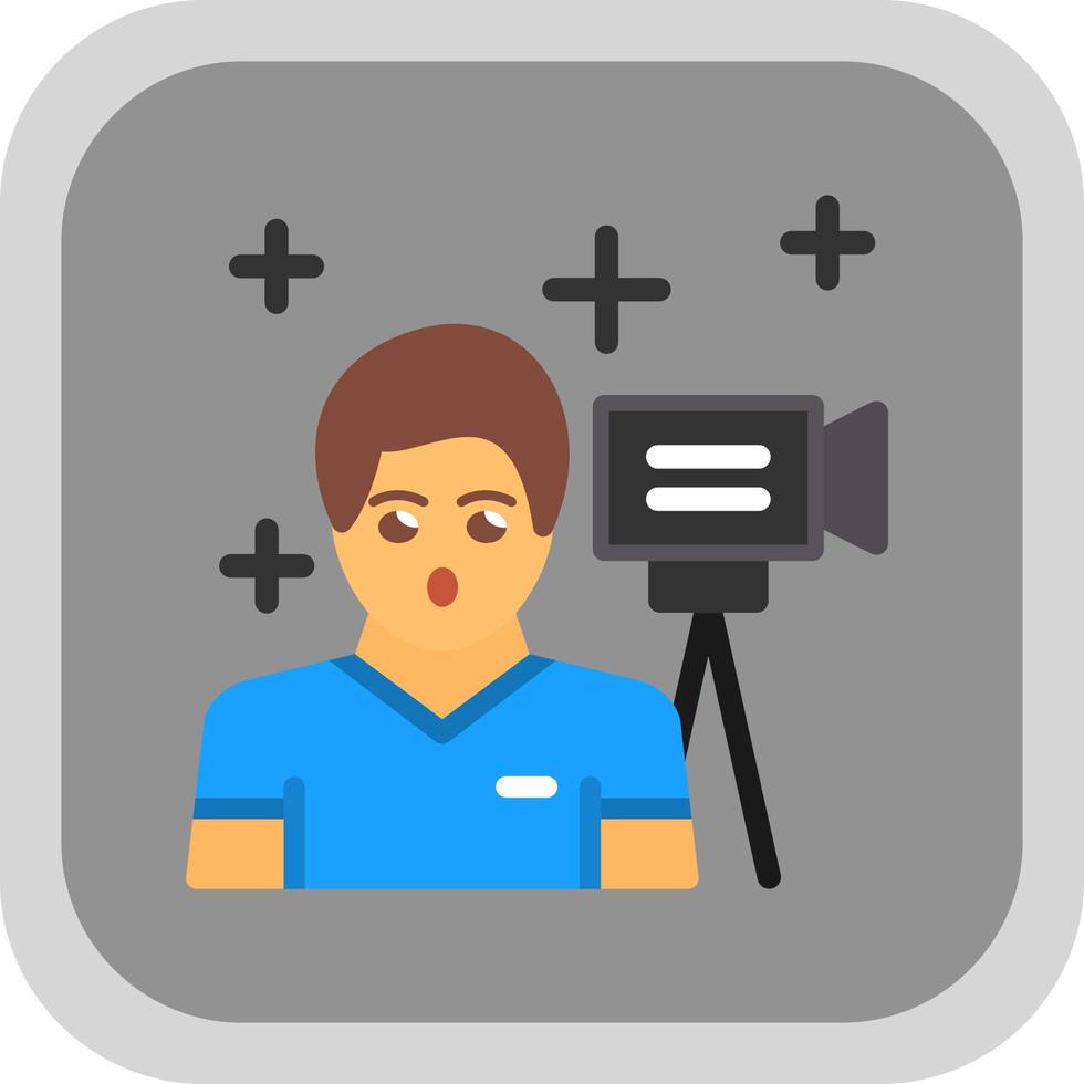 Movie Making Vector Icon Design