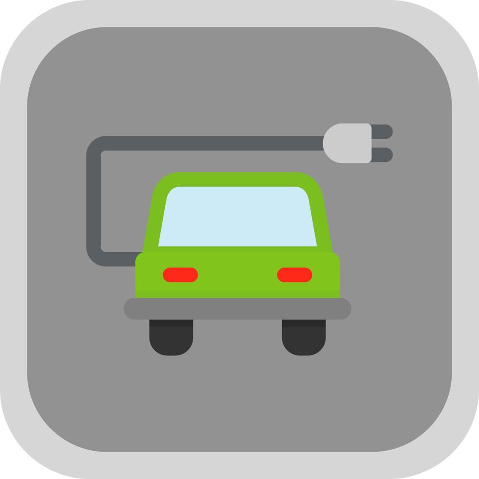 Electric Car Vector Icon Design