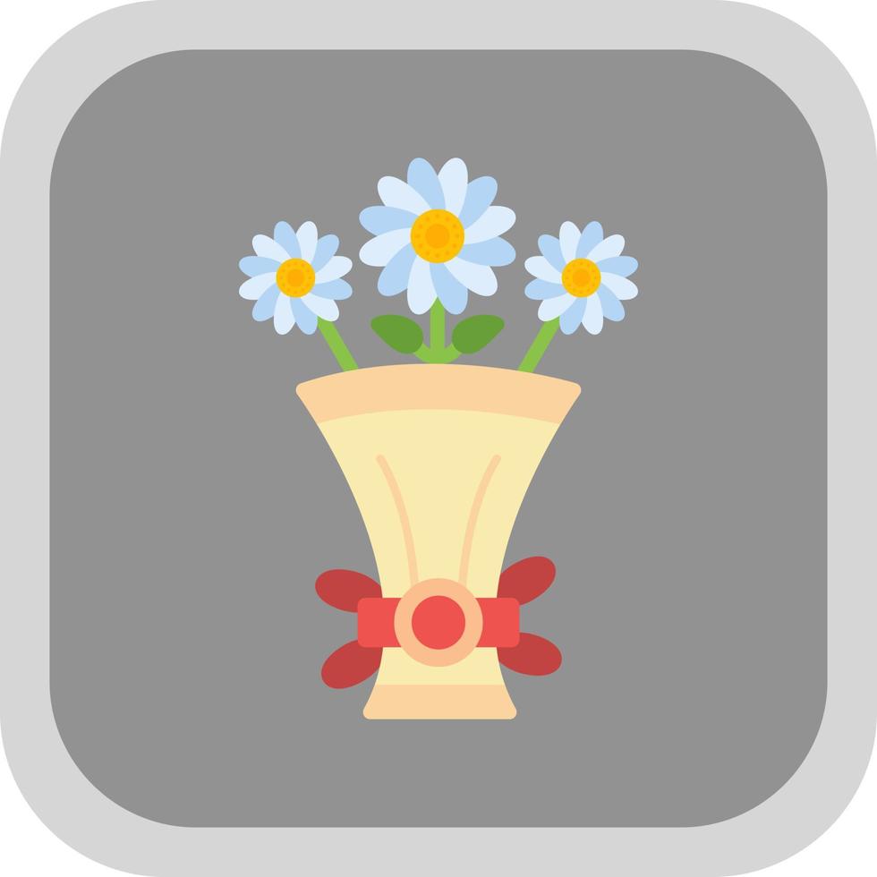 Bouquet Vector Icon Design