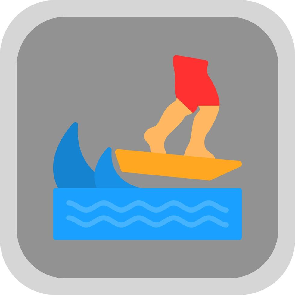 Skurfing Vector Icon Design