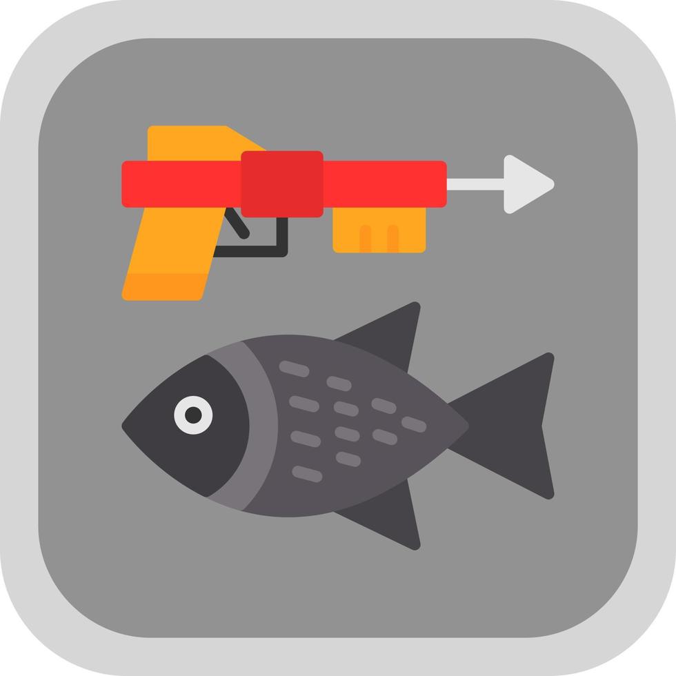 diseño de icono de vector de pesca submarina