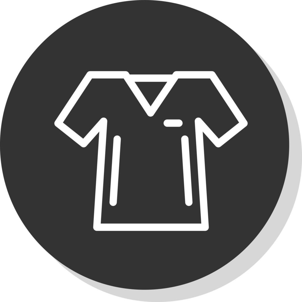 V Neck Shirt Vector Icon Design