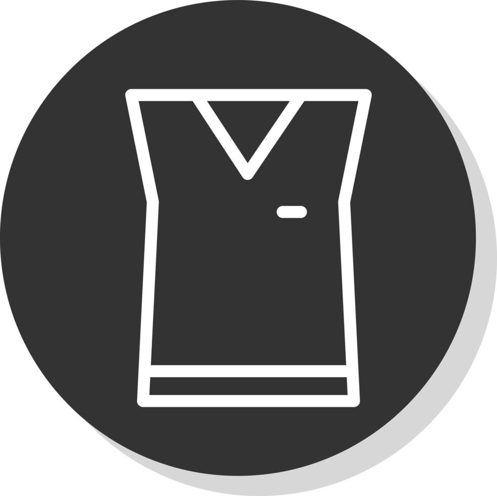 diseño de icono de vector de camisa sin mangas