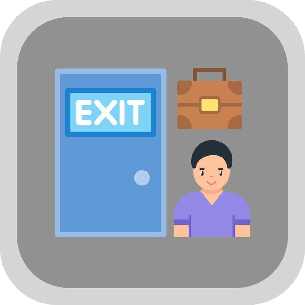 Exit Interview Vector Icon Design