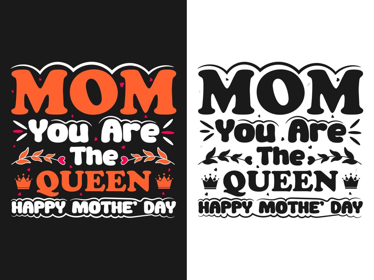 Mother Day Typography T-shirt Design vector