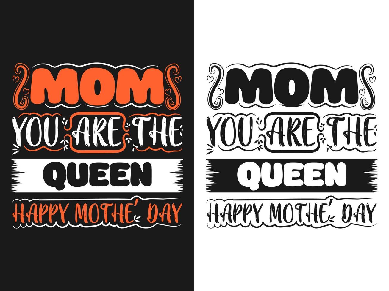 Mother Day Typography T-shirt Design vector