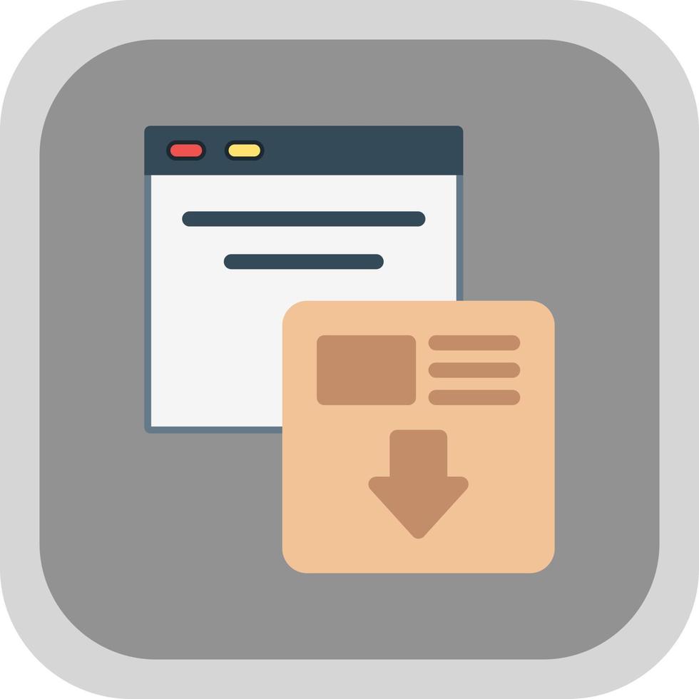 Landing Page Vector Icon Design