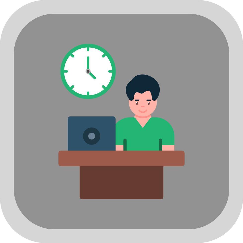 Office Life Vector Icon Design