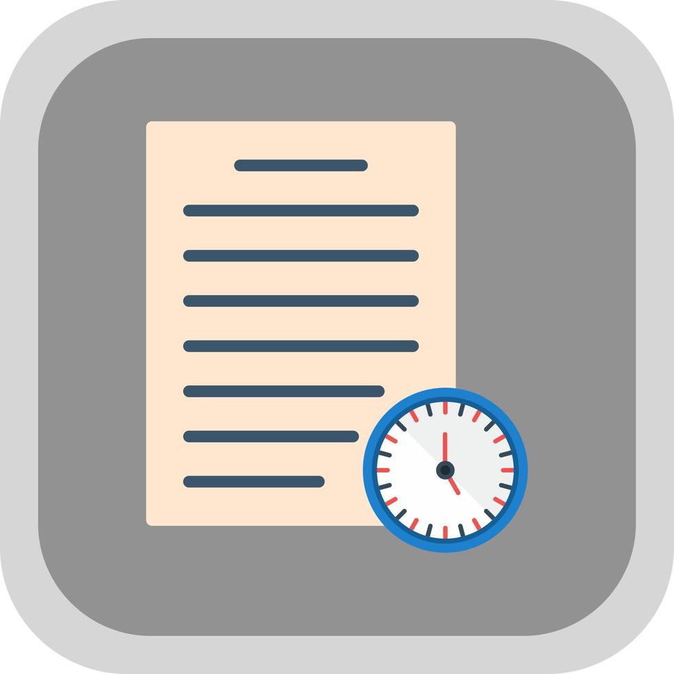 Project Deadline Vector Icon Design