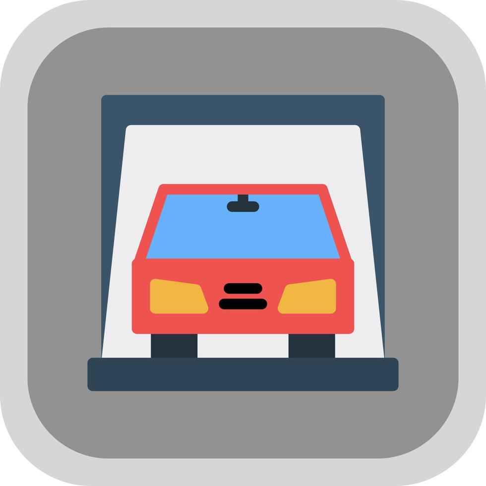 Car Display Vector Icon Design