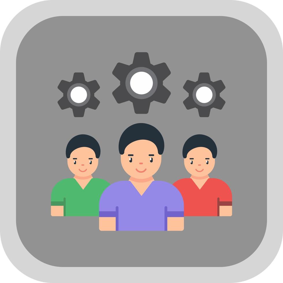 Hr Planning Vector Icon Design