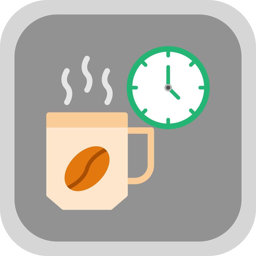 Coffee Break Vector Icon Design