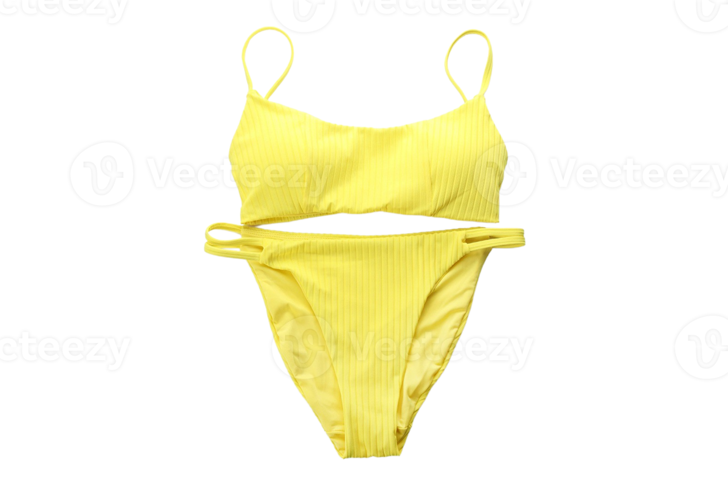 Jaune maillots de bain isolé sur une transparent Contexte png