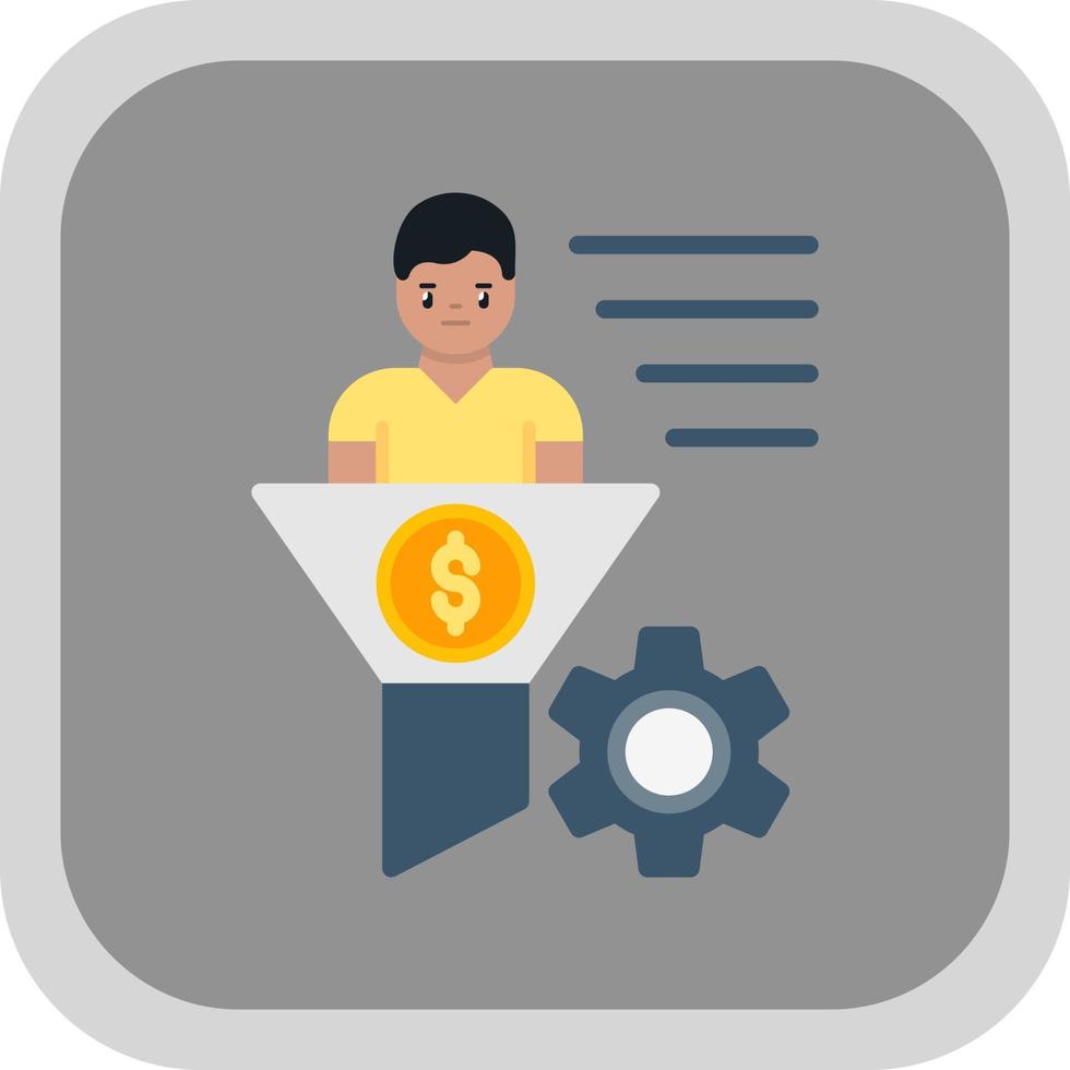 Conversion Rate Vector Icon Design